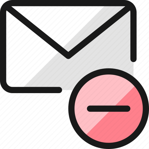 Email, action, subtract icon - Download on Iconfinder