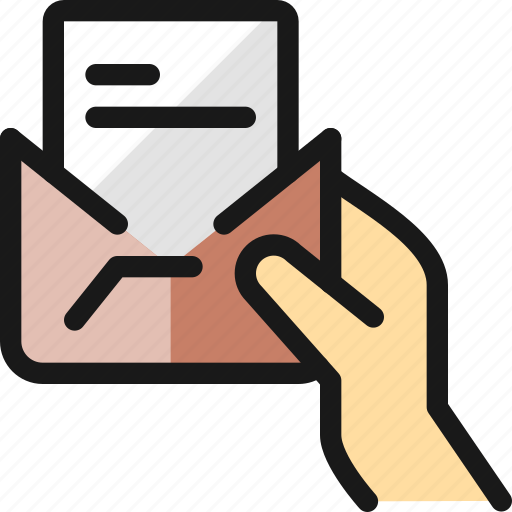 Read, email, hand icon - Download on Iconfinder