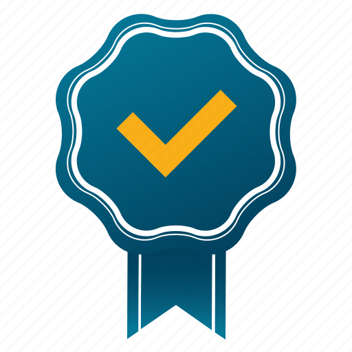 Accept, approve, award, check out, emblem, guarantee, satisfaction icon - Download on Iconfinder