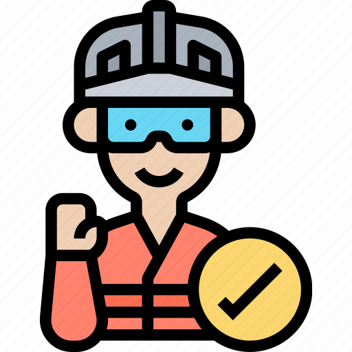 Worker, safety, protective, gear, construction icon - Download on Iconfinder