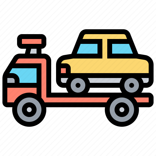 Car, carrier, pickup, tow, truck icon - Download on Iconfinder