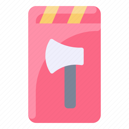 Axe, emergency, firefighter, fireman, glass icon - Download on Iconfinder