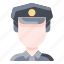 avatar, man, officer, police, profession 