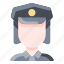 avatar, officer, police, profession, woman 