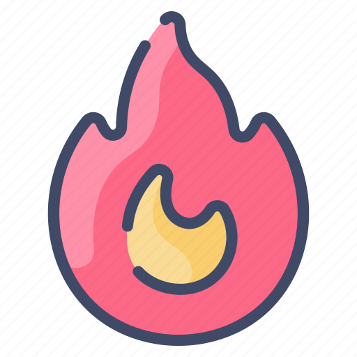 Burning, danger, fire, flame, hot icon - Download on Iconfinder