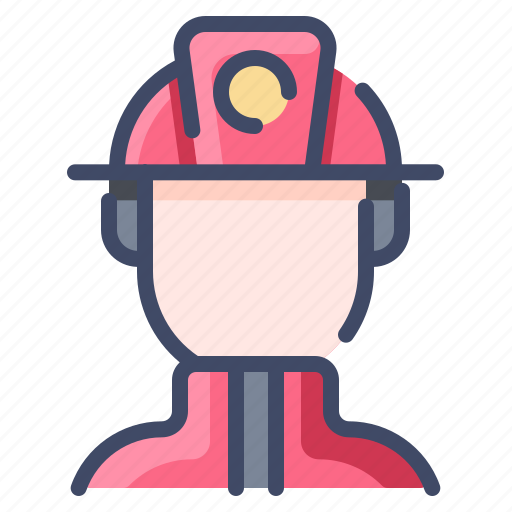 Avatar, emergency, fire, firefighter, man icon - Download on Iconfinder