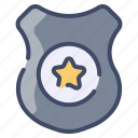 badge, investigation, police, sheriff, shield