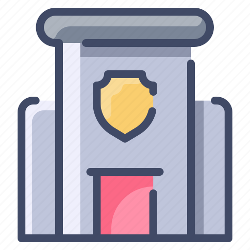 Building, department, police, security, station icon - Download on Iconfinder