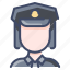 avatar, officer, police, profession, woman 