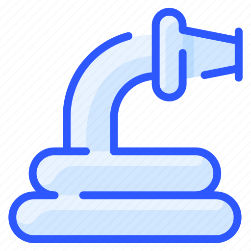 Emergency, fire, firefighter, hose, water icon - Download on Iconfinder