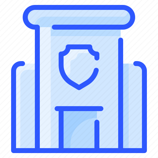 Building, department, police, security, station icon - Download on Iconfinder