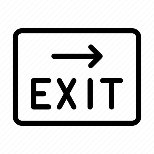 Exit, outdoor, safety, emergency, direction icon - Download on Iconfinder