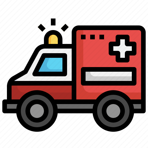 Ambulance, car, healthcare, medical, heart, emergency icon - Download on Iconfinder