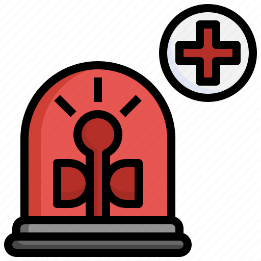 Emergency, room, siren, light, healthcare, medical icon - Download on Iconfinder