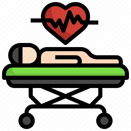 Patient, defibrilator, healthcare, medical, heart, emergency icon - Download on Iconfinder