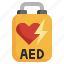 aed, healthcare, medical, heart, emergency 