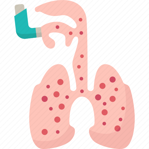 Asthma, lung, bronchial, respiratory, disease icon - Download on Iconfinder