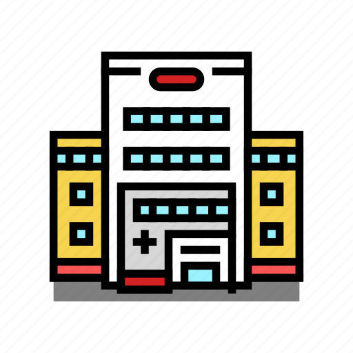 Hospital, building, emergency, helping, accident, policeman icon - Download on Iconfinder
