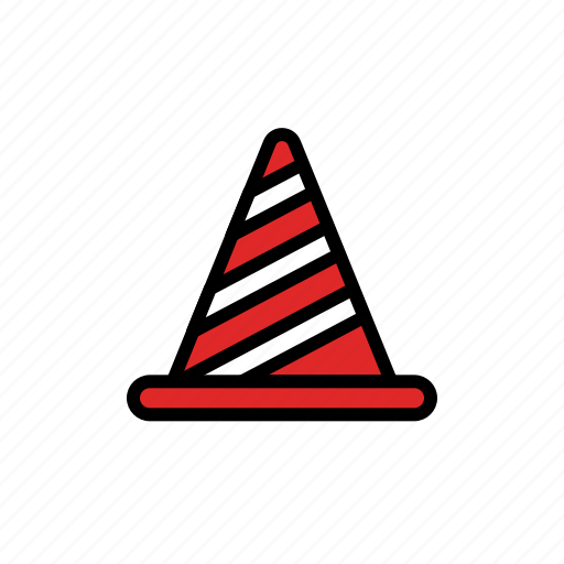 Cone, emergency, help, lineicons, road, work icon - Download on Iconfinder
