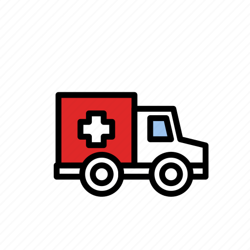 Aid, emergency, first, help, lineicons, service, truck icon - Download on Iconfinder
