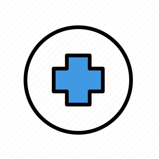 Aid, assistance, cross, emergency, help, lineicons icon - Download on Iconfinder