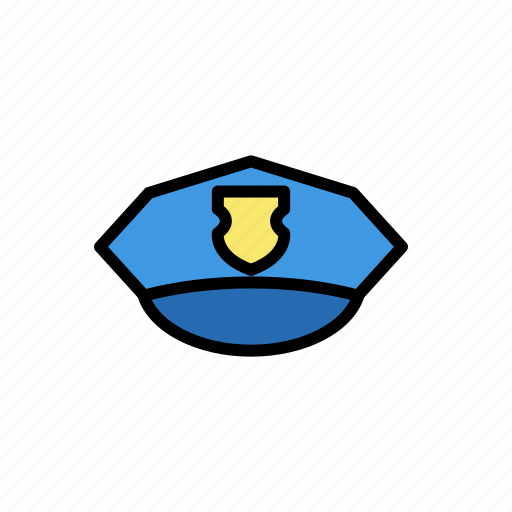 Cap, emergency, hat, lineicons, police, uniform icon - Download on Iconfinder