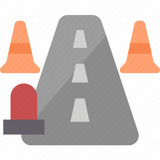 Road, emergency, cone, traffic, warning icon - Download on Iconfinder