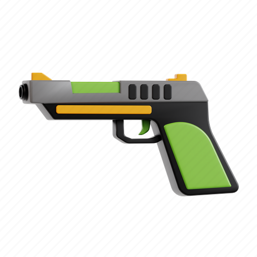 Gun, man, male, hand, professional, game, adult 3D illustration - Download on Iconfinder