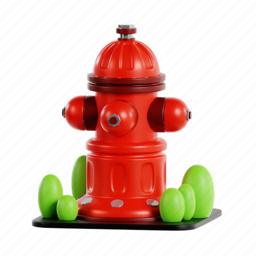 Hydrant, emergency, water, fire, equipment, safety, city 3D illustration - Download on Iconfinder
