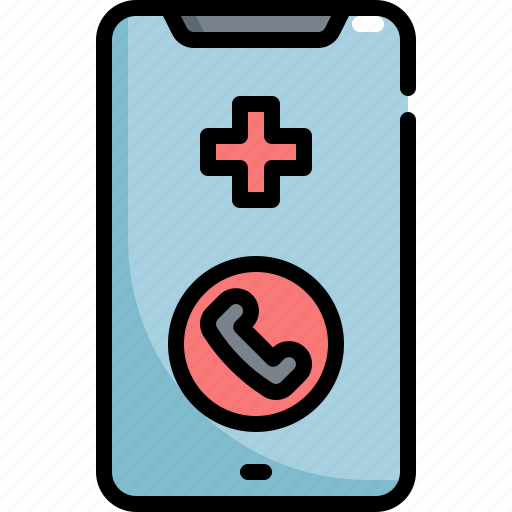 Call, emergencies, emergency, mobile, phone, rescue, service icon - Download on Iconfinder