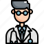 avatar, doctor, man, medical, profile, user 