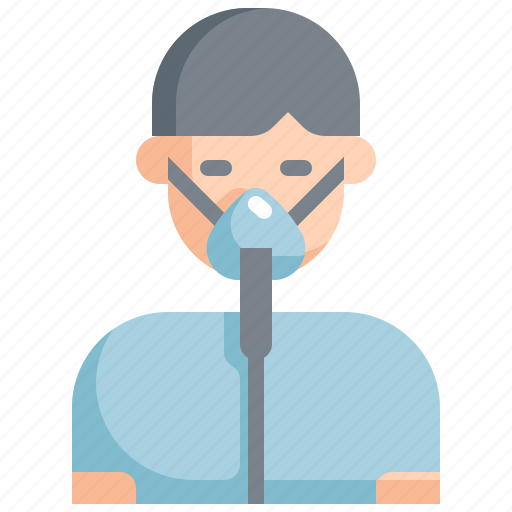 Hospital, medical, oxygen, oxygenation, patient icon - Download on Iconfinder