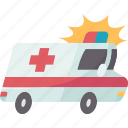 ambulance, car, paramedic, hospital, emergency