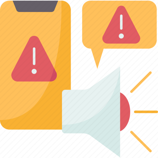 Disaster, alert, warning, attention, notification icon - Download on Iconfinder