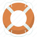 lifebuoy, rescue, float, boat, survival