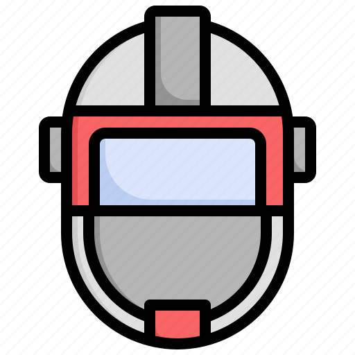 Helmet, construction, obra, safe, box, and, tools icon - Download on Iconfinder