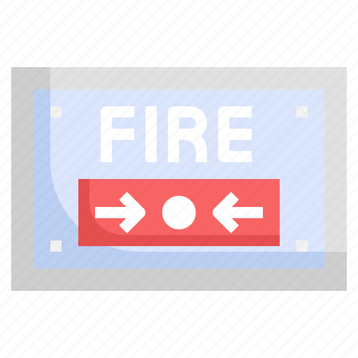 Fire, button, alarm, red icon - Download on Iconfinder