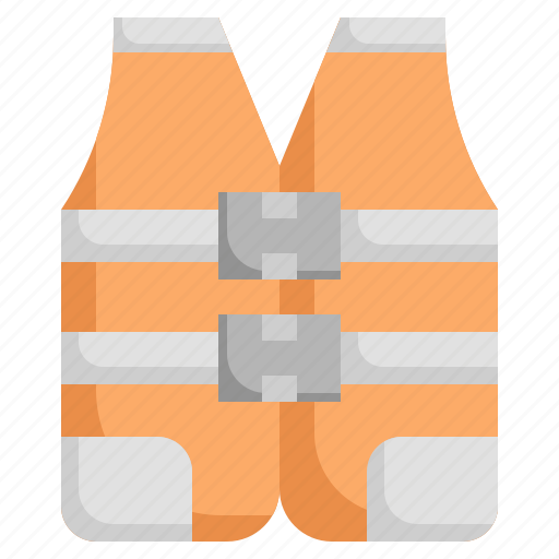 Life, vest, high, visibility, jacket, construction, and icon - Download on Iconfinder