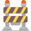 barrier, caution, construction, and, tools, obstacle 