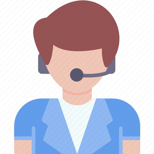 Telephonist, agent, avatar, call, center, operator, people icon - Download on Iconfinder