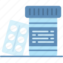 pills, bottle, drug, medication, tablets