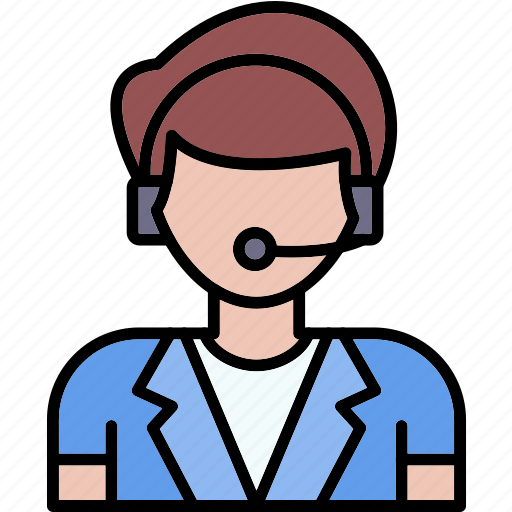 Telephonist, agent, avatar, call, center, operator, people icon - Download on Iconfinder