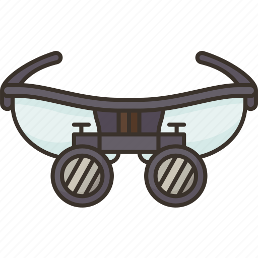 Glasses, doctor, operation, surgeon, binocular icon - Download on Iconfinder
