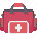 emergency, bags, medicine, aid, rescue