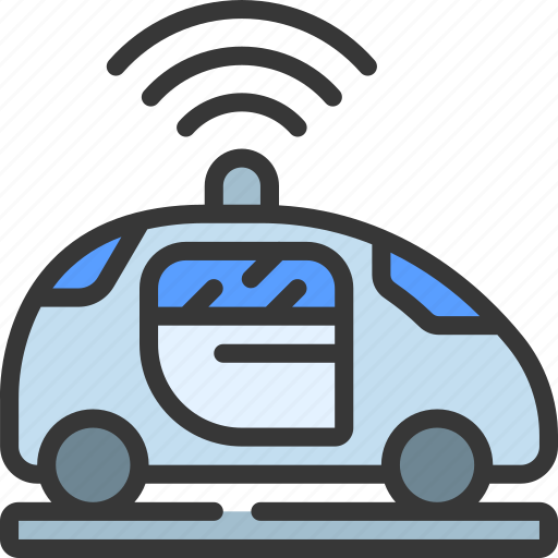 Self, driving, car, autonomous, wireless, vehicle, tech icon - Download on Iconfinder