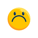 disappointed, emoji, emoticon, emotion, face, sad 
