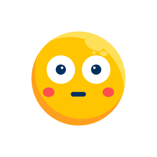 Emoji, emoticon, emotion, expression, shock, shy icon - Free download
