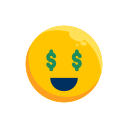 business, dollar, emoji, emoticon, finance, money 
