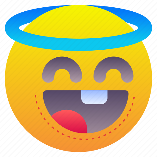 Angel, emoji, emoticon, smileys, face icon - Download on Iconfinder