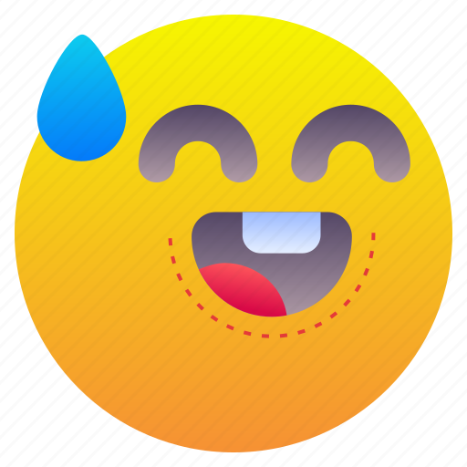 Smile, drop, happy, emoticon, emoji icon - Download on Iconfinder